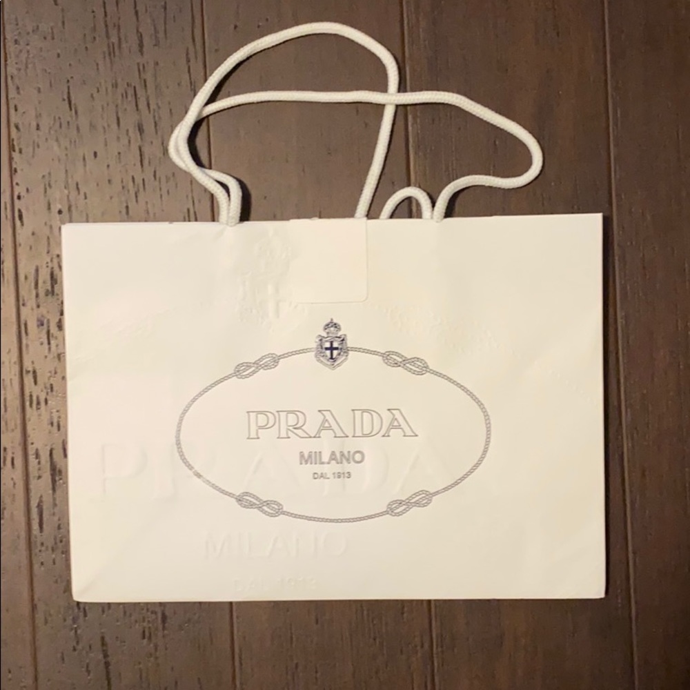 Prada shopping bag